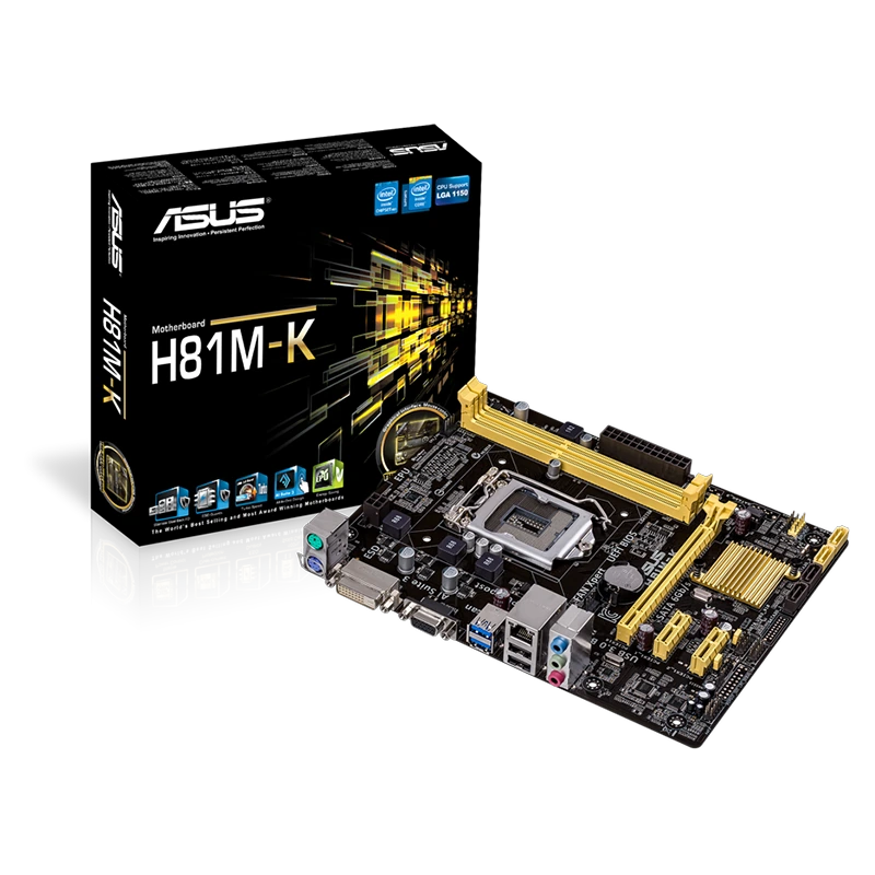 motherboard-asus-h81m-k مادربرد ایسوس – H81M-K D3 - تصویر 1