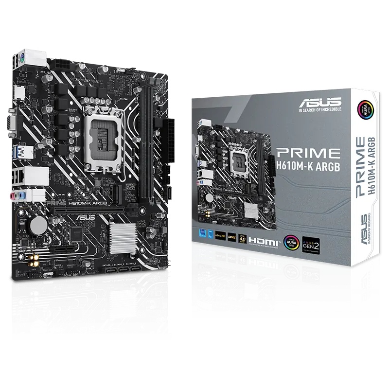 motherboard-asus-prime-h610m-k-argb-ddr5 مادربرد ایسوس – PRIME H610M-K ARGB D5 - تصویر 1
