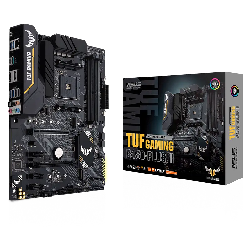 motherboard-asus-tuf-gaming-b450-plus-ii مادربرد ایسوس – TUF GAMING B450-PLUS II D4 - تصویر 1