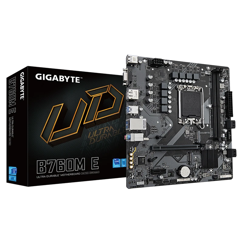 motherboard-gigabyte-b760m-e مادربرد گیگابایت – B760M E D5 - تصویر 1