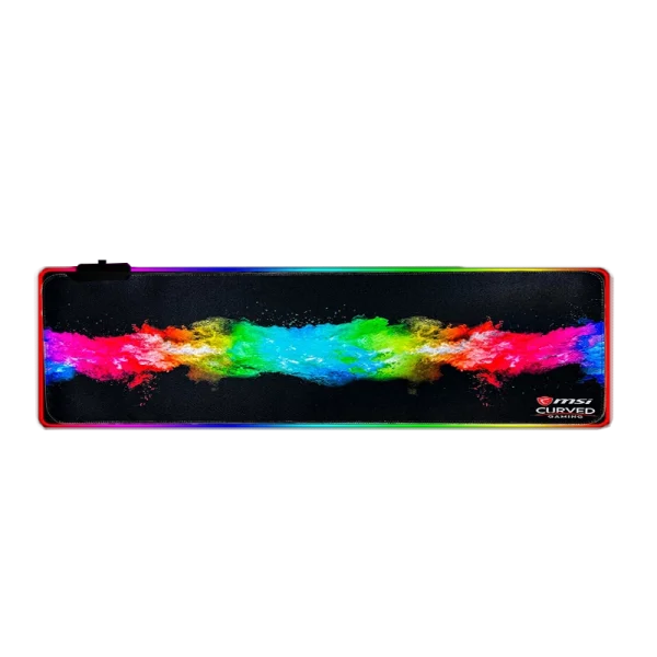 ماوس پد گیمینگ ام اس آی مدل RGB سایز 40×90