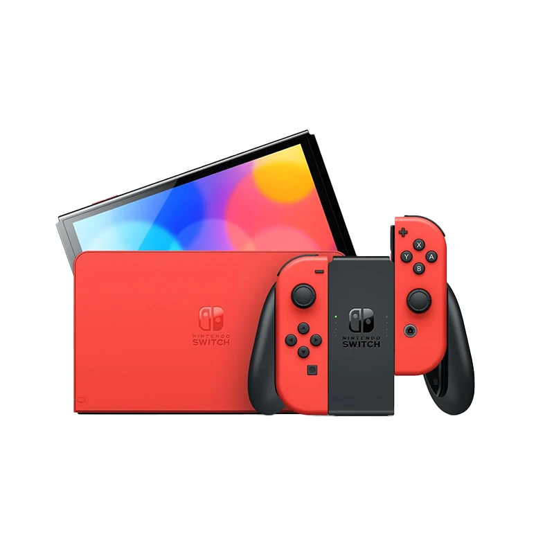 nintendo-switch-oled-red.opti_ نینتندو Switch OLED مدل Mario Red - تصویر 1