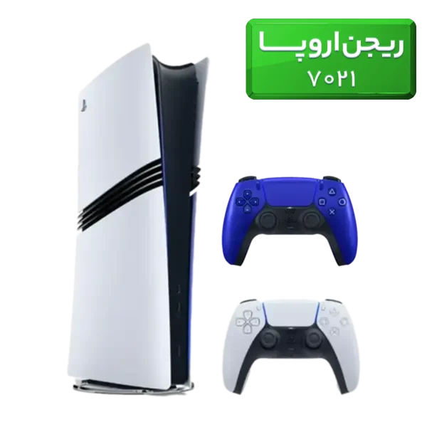 پلی استیشن 5 پرو ( PS5 Pro ) ریجن اروپا 7021 با یک دسته اضافه آبی متالیک