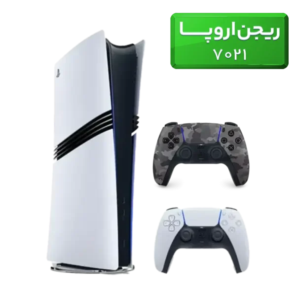 پلی استیشن 5 پرو ( PS5 Pro ) ریجن اروپا 7021 با یک دسته اضافه ارتشی