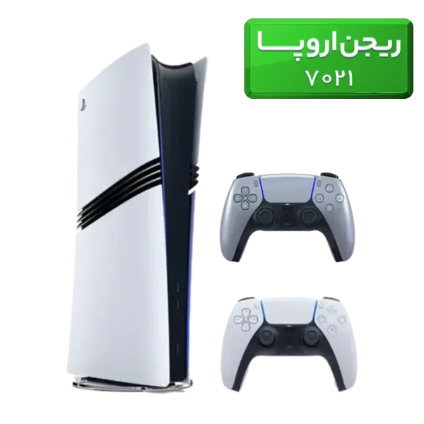 پلی استیشن 5 پرو ( PS5 Pro ) ریجن اروپا 7021 با یک دسته اضافه نقره‌ای