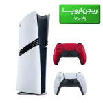 پلی استیشن 5 پرو ( PS5 Pro ) ریجن اروپا 7021 با یک دسته اضافه قرمز متالیک