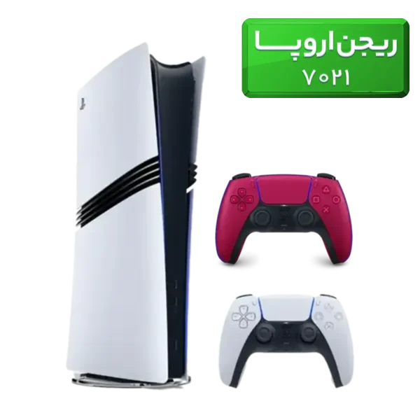 پلی استیشن 5 پرو ( PS5 Pro ) ریجن اروپا 7021 با یک دسته اضافه قرمز