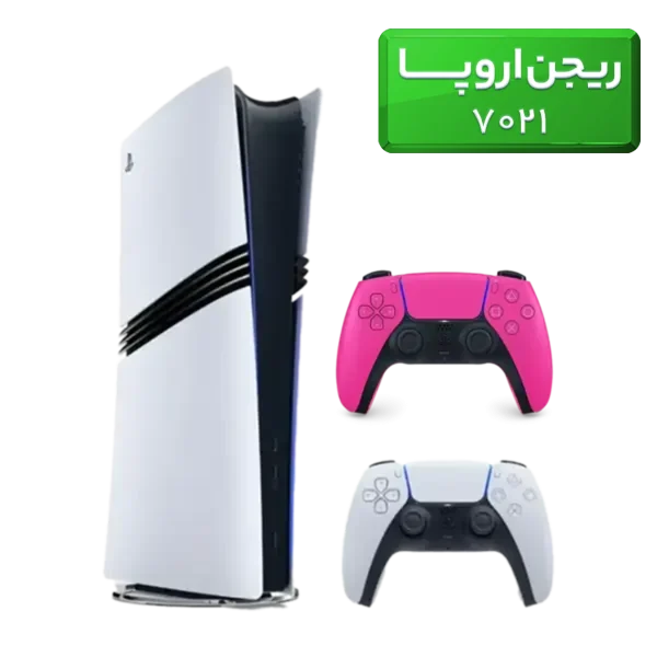 پلی استیشن 5 پرو ( PS5 Pro ) ریجن اروپا 7021 با یک دسته اضافه صورتی