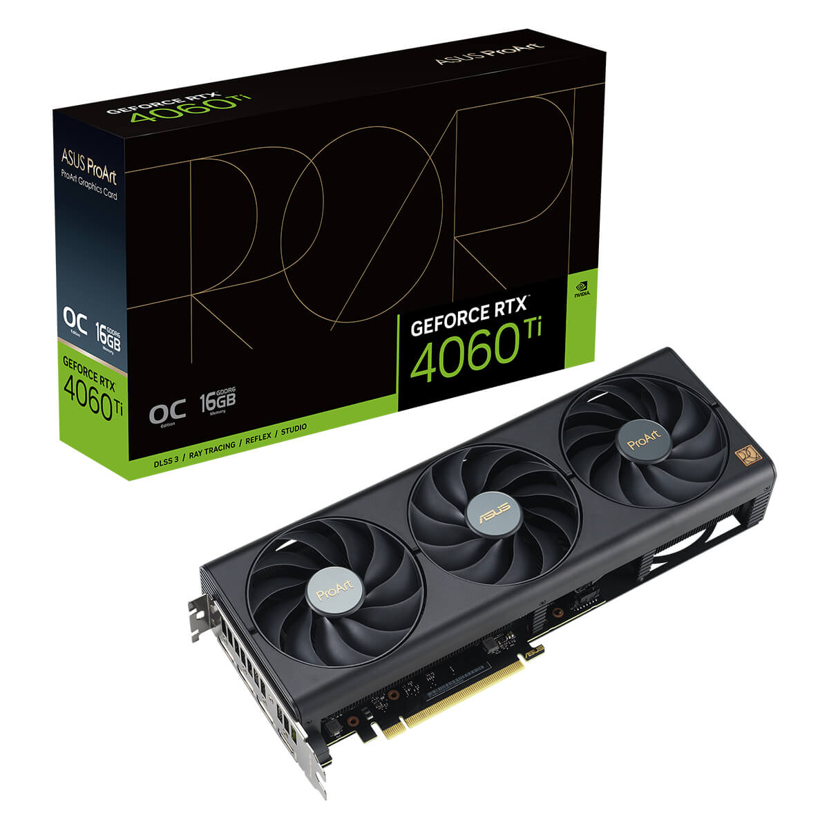 rtx4060ti کارت گرافیک ASUS ProArt GeForce RTX 4060 Ti OC edition 16GB - تصویر 1