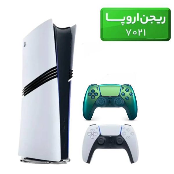 پلی استیشن 5 پرو ( PS5 Pro ) ریجن اروپا 7021 + دسته سبز