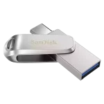 فلش مموری سن دیسک مدل SDDDC4 Ultra Dual Drive Luxe OTG ظرفیت 64 گیگابایت