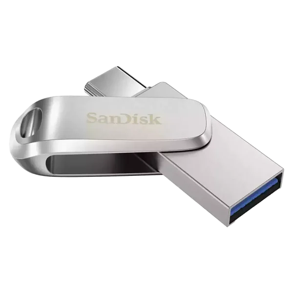 فلش مموری سن دیسک مدل SDDDC4 Ultra Dual Drive Luxe OTG ظرفیت 128 گیگابایت