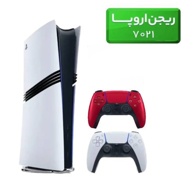 پلی استیشن 5 پرو ( PS5 Pro ) ریجن اروپا 7021 + دسته قرمز