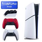 پلی استیشن 5 اسلیم ( PS5 Slim ) دیجیتال ریجن اروپا 2016 + دسته قرمز + استند شارژ
