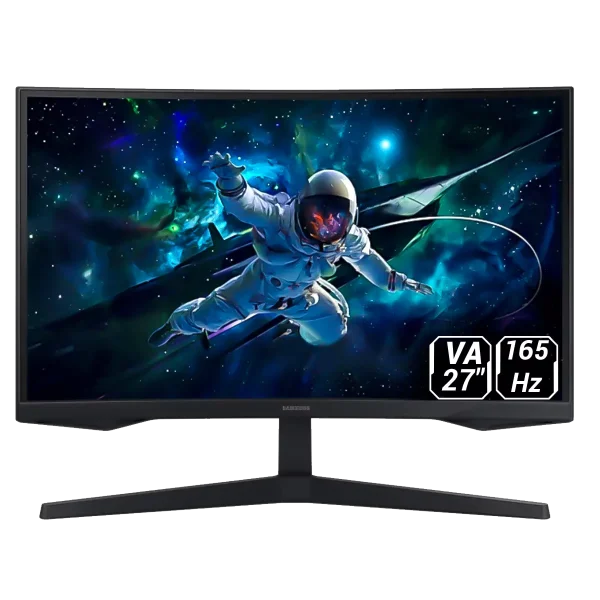 مانیتور سامسونگ خمیده 27 اینچ مدل Odyssey G5 G55C