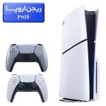 پلی استیشن 5 اسلیم ( PS5 Slim ) دیسک خور ریجن اروپا 2016 + دسته نقره ای