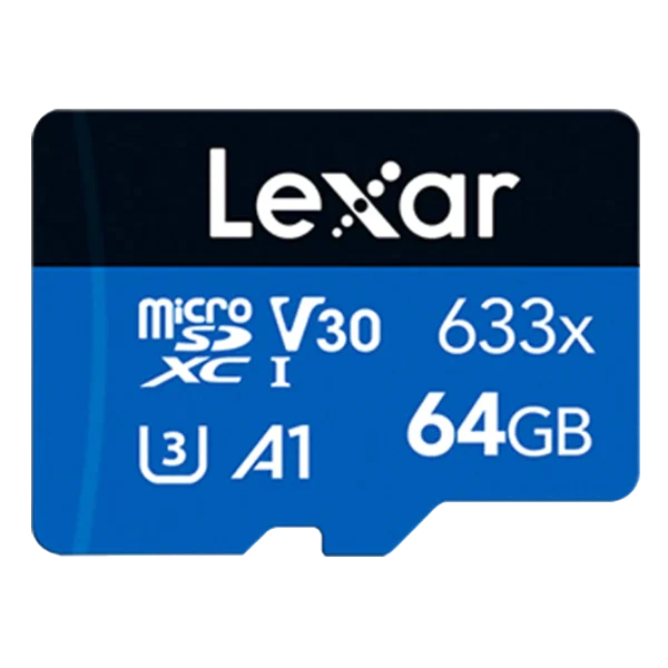 کارت حافظه MicroSDXC لکسار مدل High Performance 633x ظرفیت 64 گیگابایت