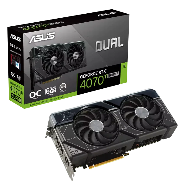 کارت گرافیک ASUS Dual GeForce RTX 4070 Ti SUPER OC Edition 16GB