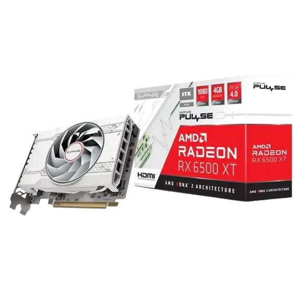 کارت گرافیک Sapphire PULSE AMD Radeon RX 6500 XT ITX PURE 4GB