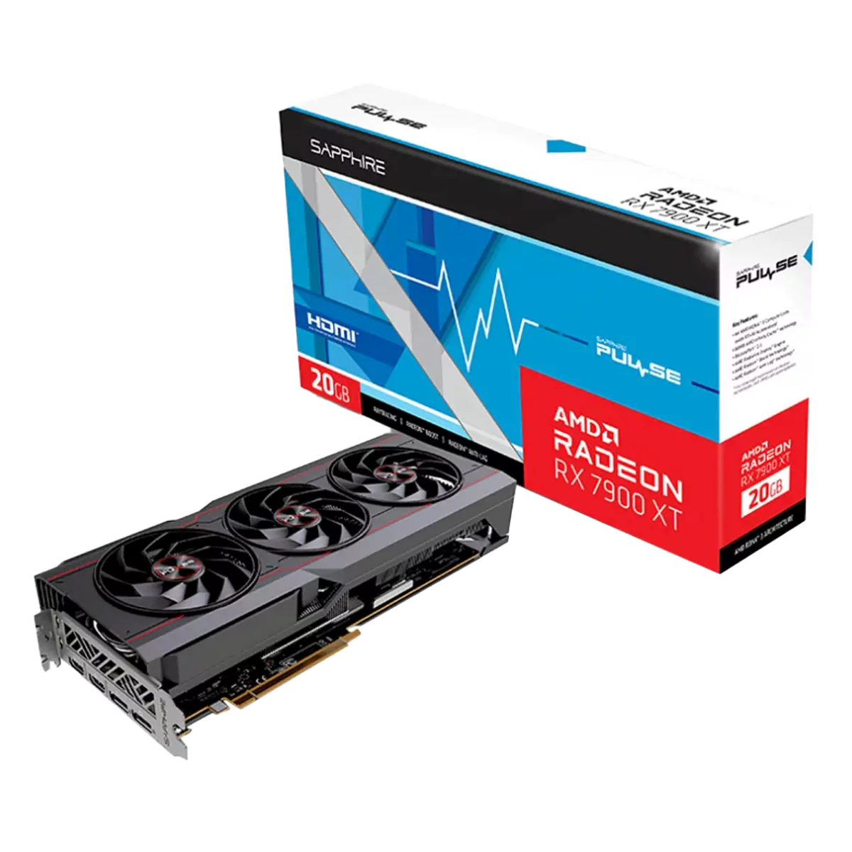 کارت-گرافیک-سافایر-مدل-PULSE-AMD-Radeon-RX-7900-XT-20GB-1 کارت گرافیک Sapphire PULSE AMD Radeon RX 7900 XT 20GB - تصویر 1