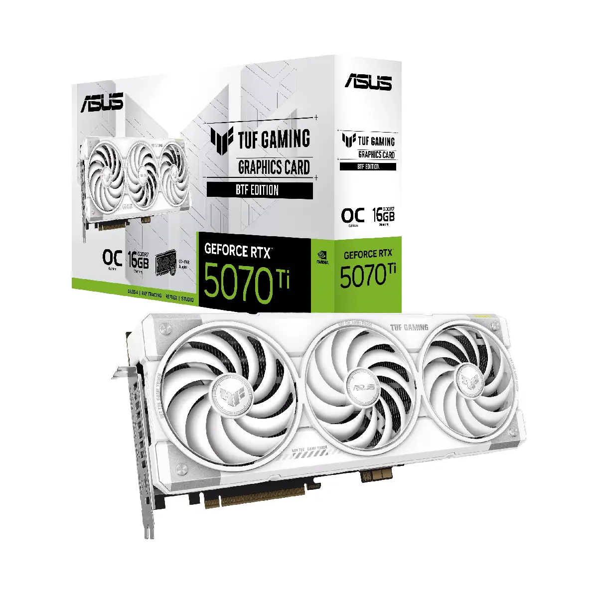 33-2026-02-23T120708.720 کارت گرافیک مدل ASUS TUF Gaming GeForce RTX™ 5070 Ti 16GB GDDR7 BTF White OC Edition - تصویر 1