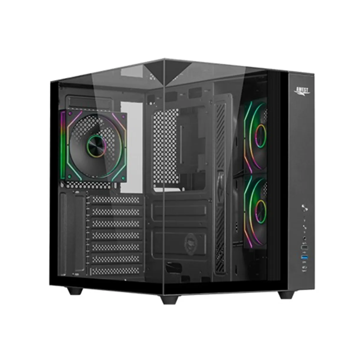 33.jpg-2-2 کیس گیمینگ اوست مدل AQ-15TG-B Mid Tower - تصویر 1