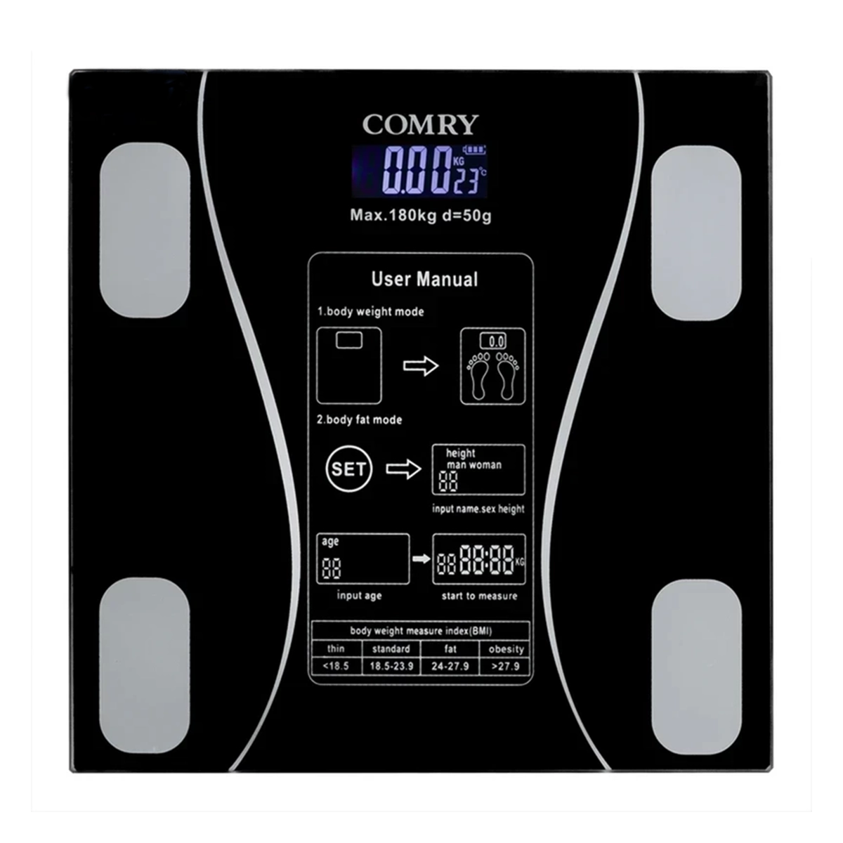 113-1 ترازو دیجیتال کمری مدل PERSONAL SCALE - تصویر 1