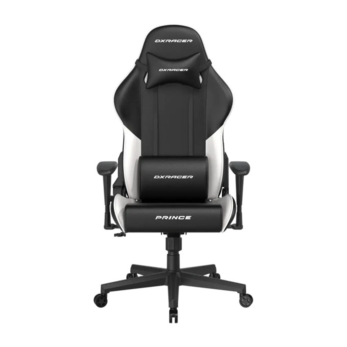 p132w-6 صندلی گیمینگ دی ایکس ریسر مدل Prince P132 2025 Black White - تصویر 1