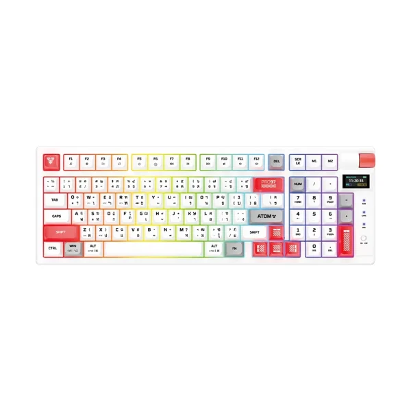 کیبورد بی‌سیم گیمینگ فنتک مدل ATOM PRO97 MK918