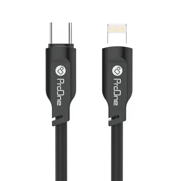 کابل شارژ 27 وات Lightning به Type-C پرووان مدل PCC143