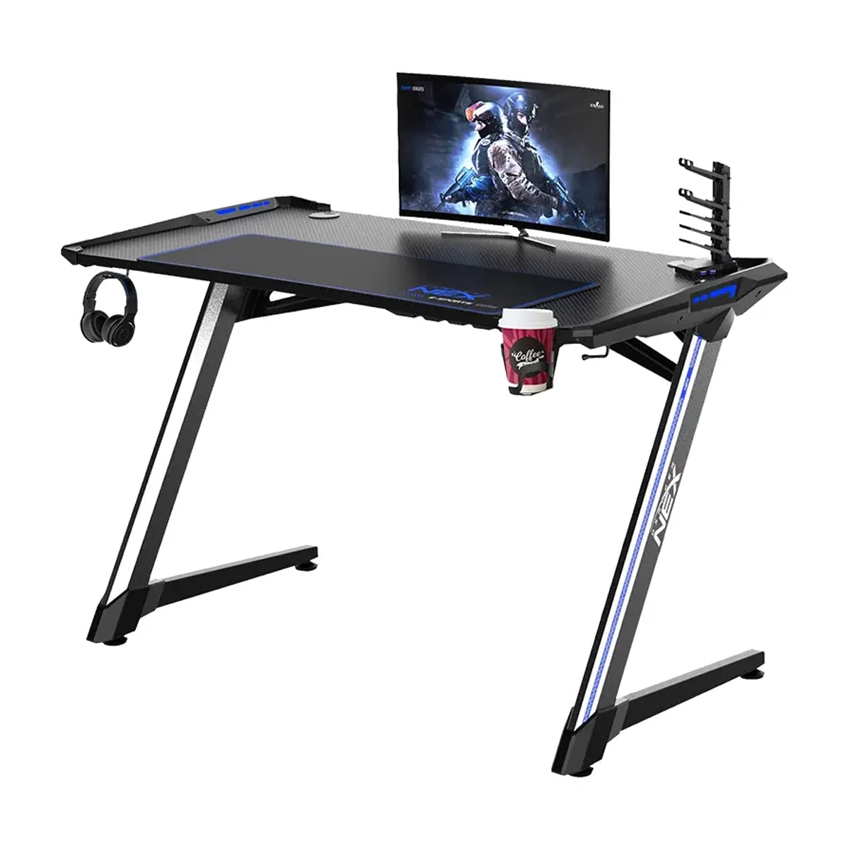 dxracer میز گیمینگ دی ایکس ریسر مدل NEX - تصویر 1