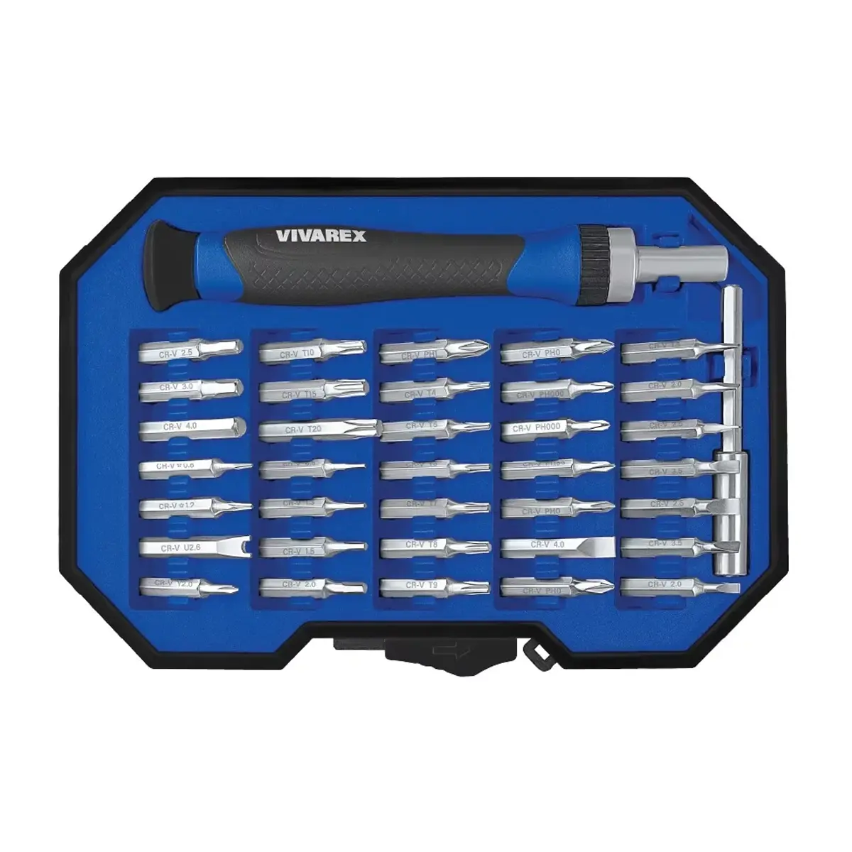 134-18 پیچ گوشتی و بیت 37 عددی ویوارکس مدل VR3765-SD - تصویر 1