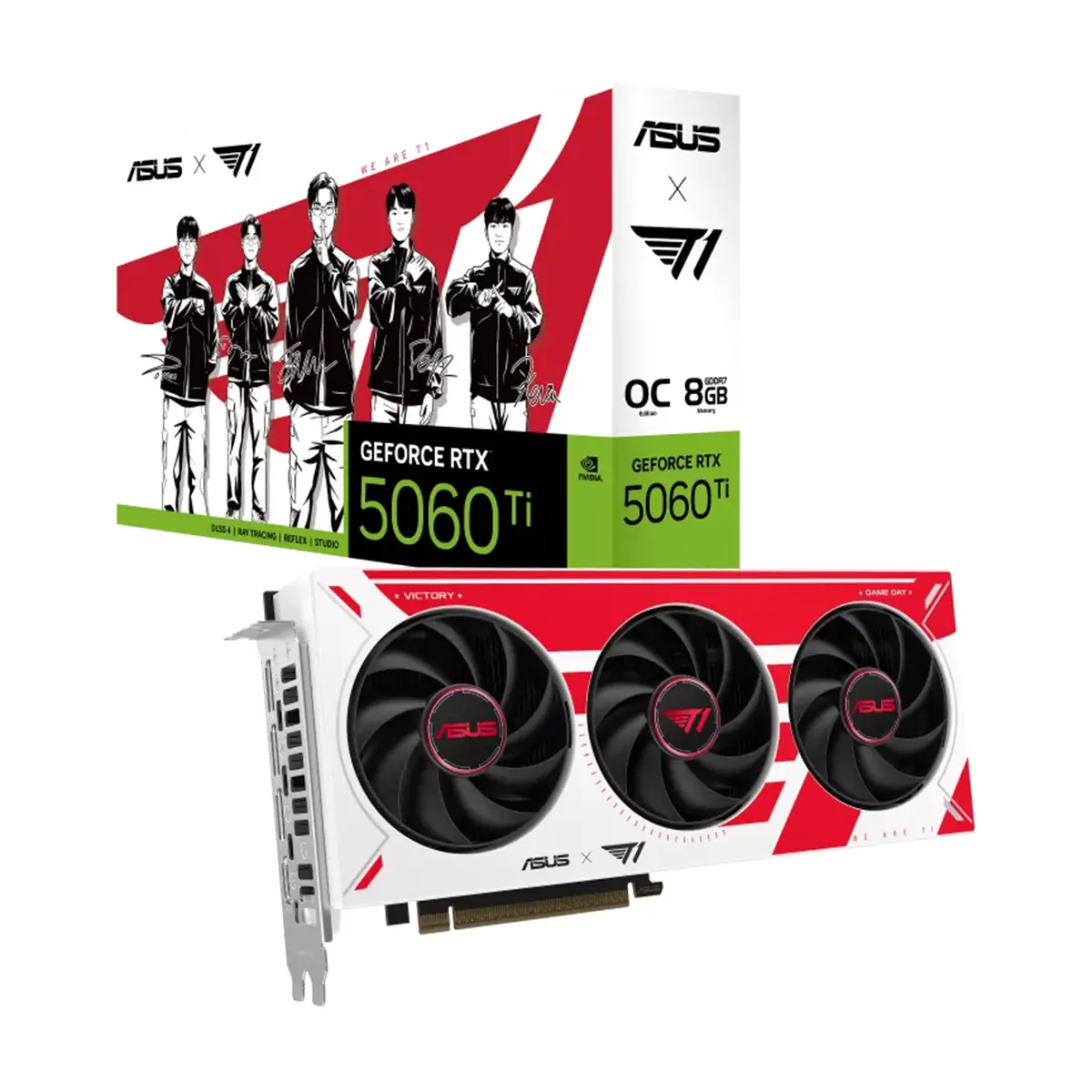 148-24 کارت گرافیک ASUS T1 GeForce RTX 5060 Ti 8GB GDDR7 OC Edition - تصویر 1
