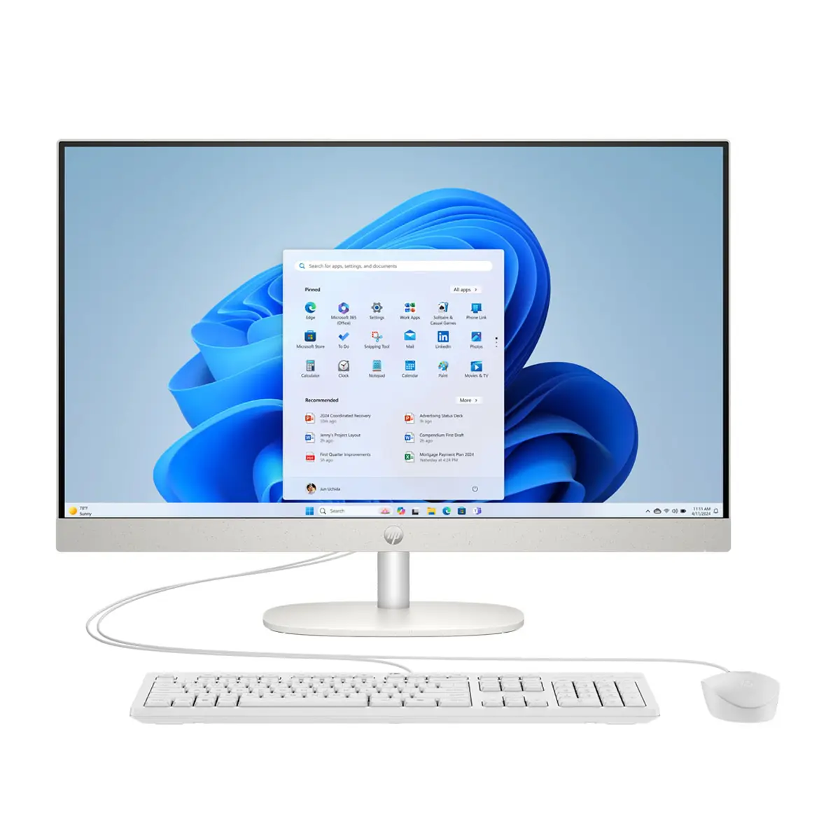 157-67 کامپیوتر همه کاره اچ پی مدل CR2037nh Core Ultra 7 255U 8GB 512GB intel - تصویر 1