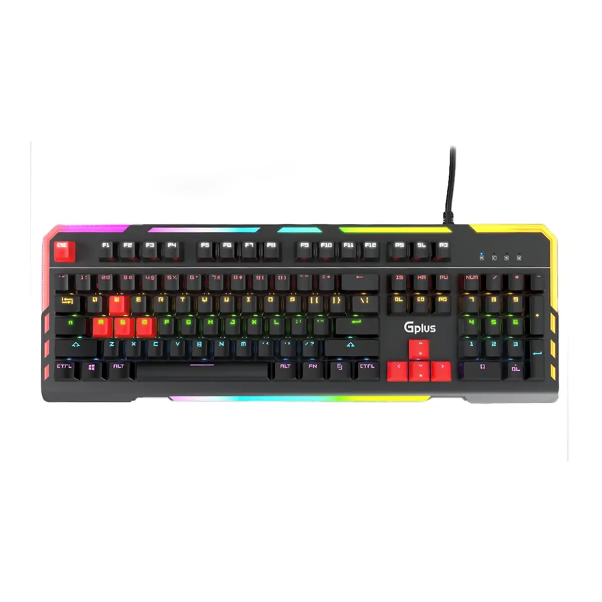 162-77 کیبورد با سیم جی پلاس مدل GMK-K560W - تصویر 1