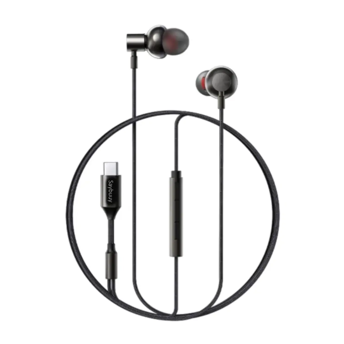 164-93 هندزفری سیمی USB Type-C سی بای مدل H1C - تصویر 1